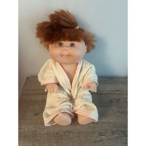 Cabbagepatch Kids 1980s Vintage Red Hair Brown Eye Female Doll Xavier Roberts